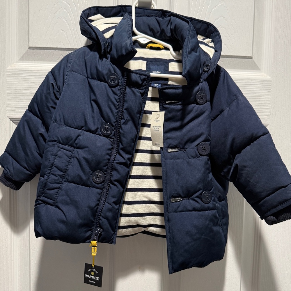 BabyGAP Navy Kids “Winter Edition Warmest” Jacket